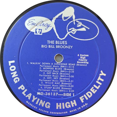 Side 1 Label