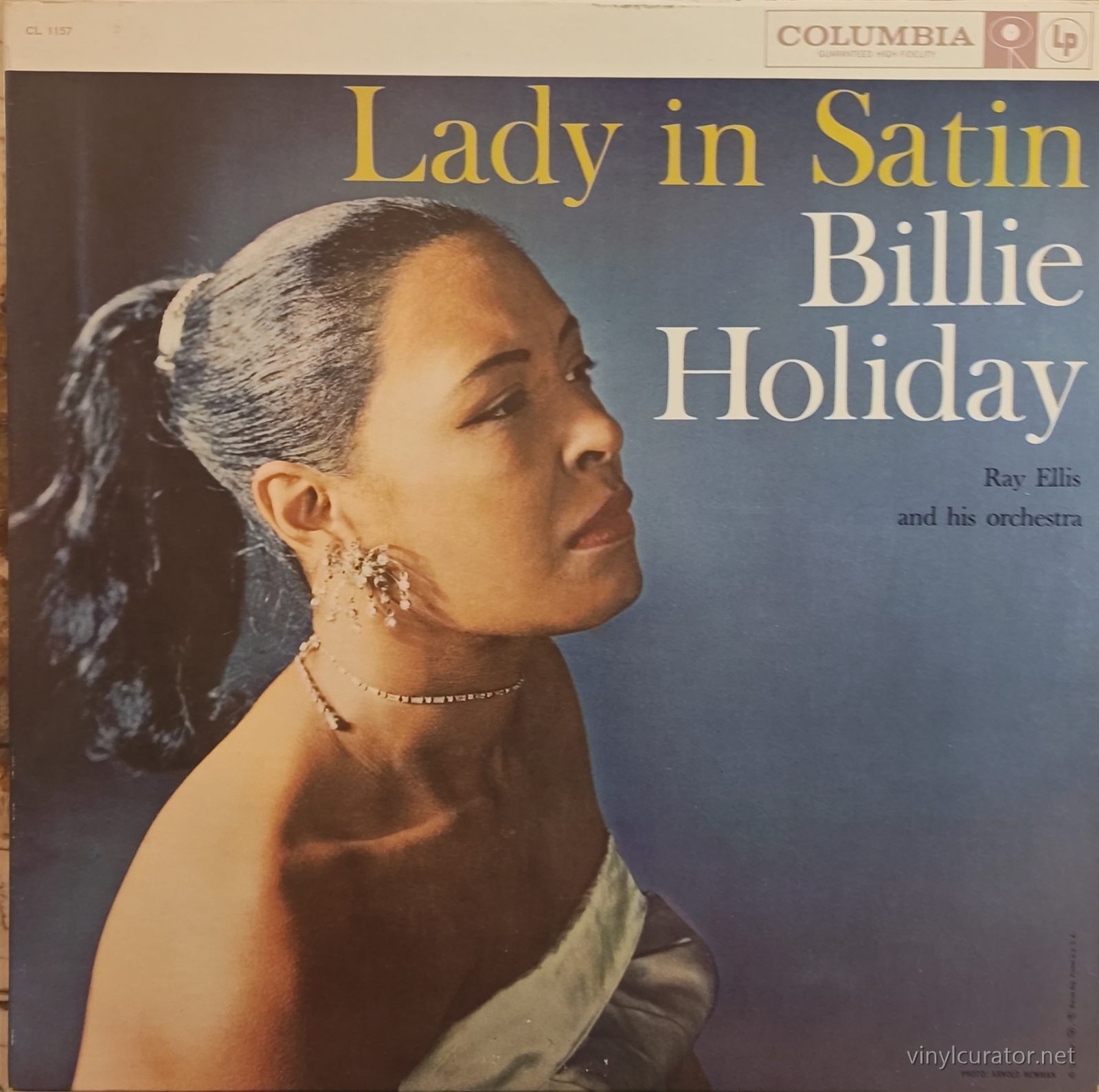 Billie Holiday with Ray Ellis and His Orchestra - Lady in Satin: Front Cover