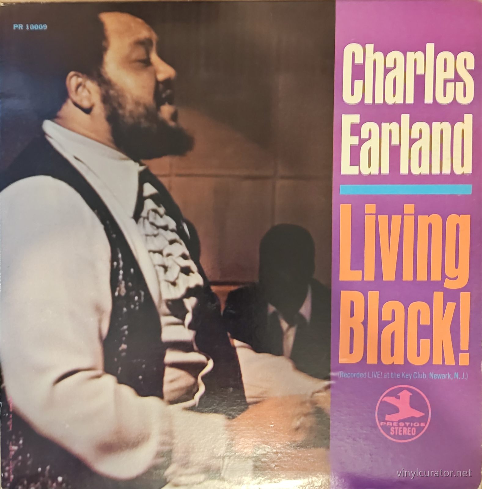 Charles Earland - Living Black! (Recorded LIVE! At The Key Club, Newark, N.J.): Front Cover