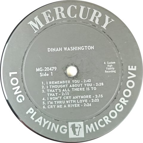 Side 1 Label