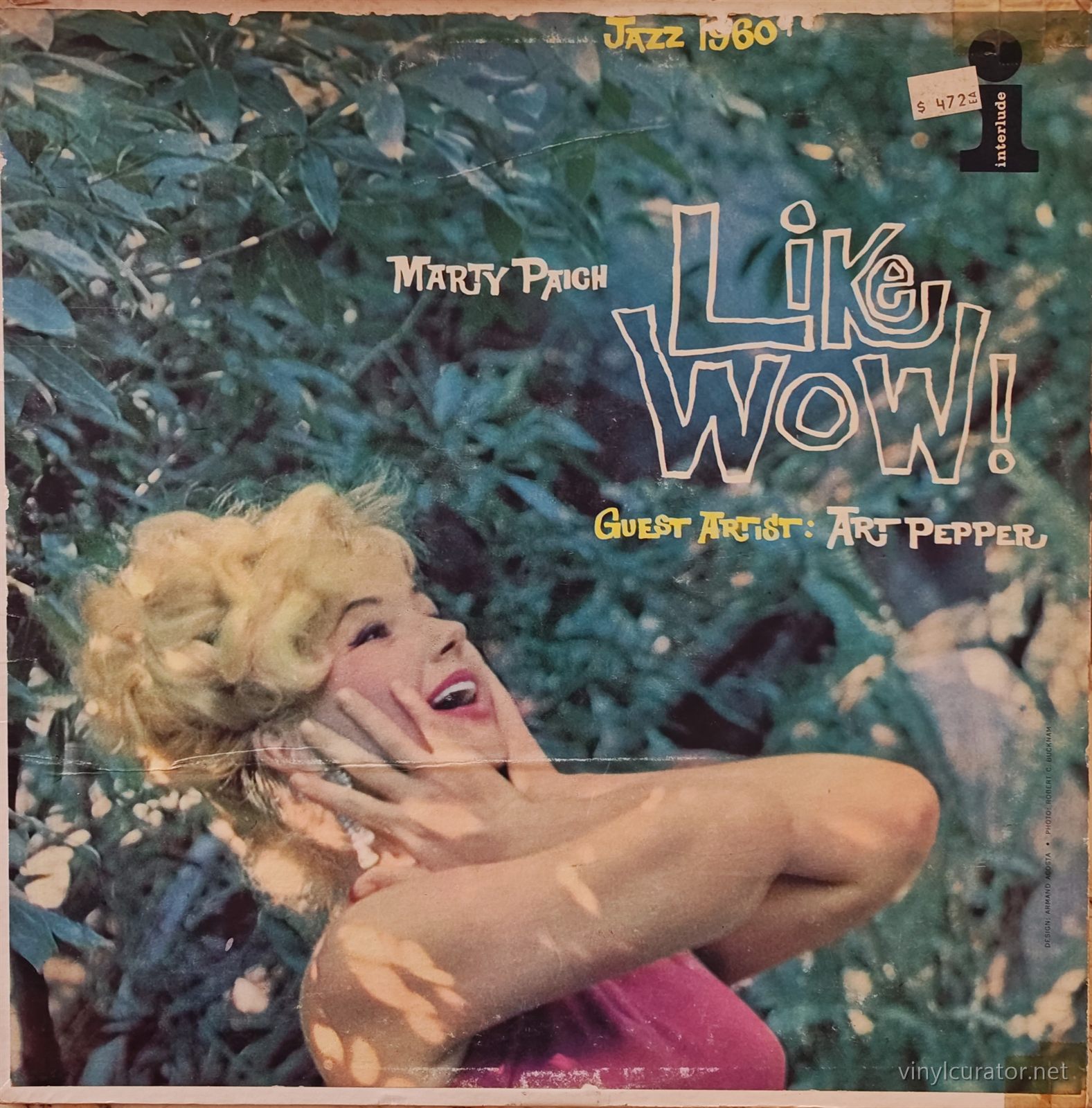 Marty Paich, Guest Artist: Art Pepper - Like Wow! Jazz 1960: Front Cover