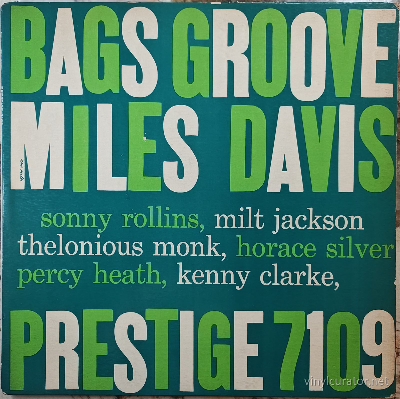 Miles Davis - Bags' Groove: Front Cover