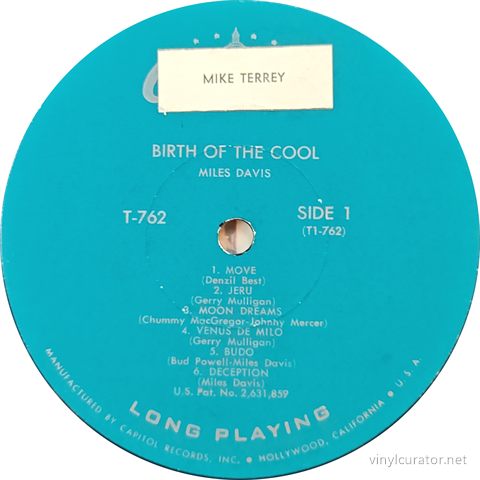 Side 1 Label