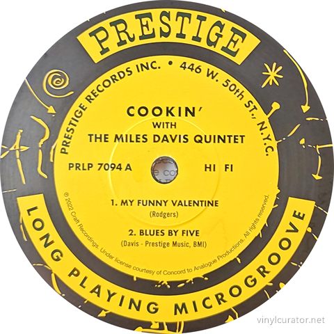 Side 1 Label