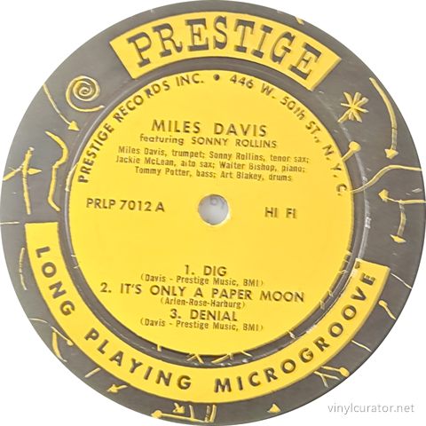 Side 1 Label