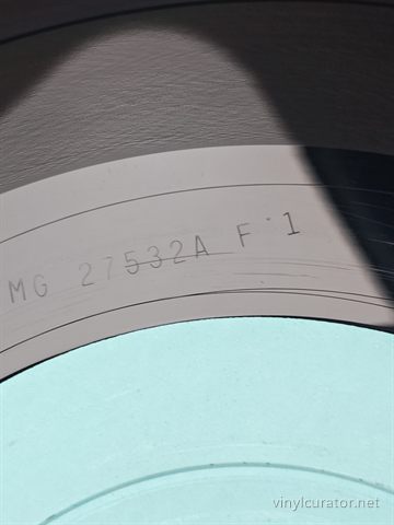 Side 1 Matrix Runout A1