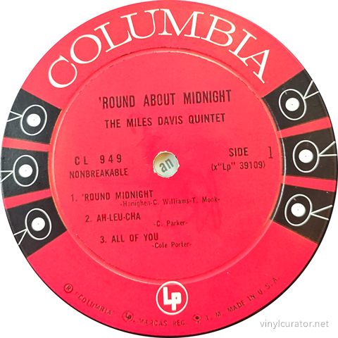 Side 1 Label