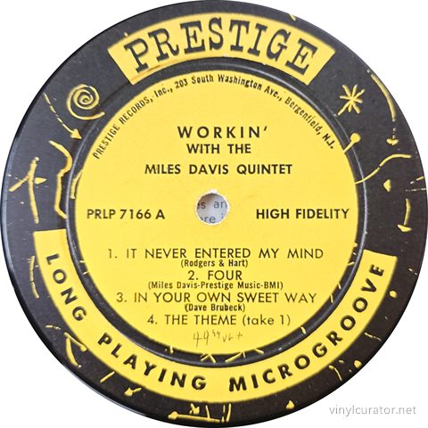 Side 1 Label
