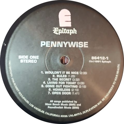 Side 1 Label