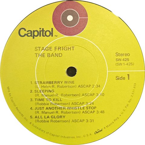 Side 1 Label