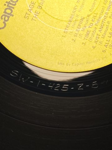 Side 2 Matrix Runout B1