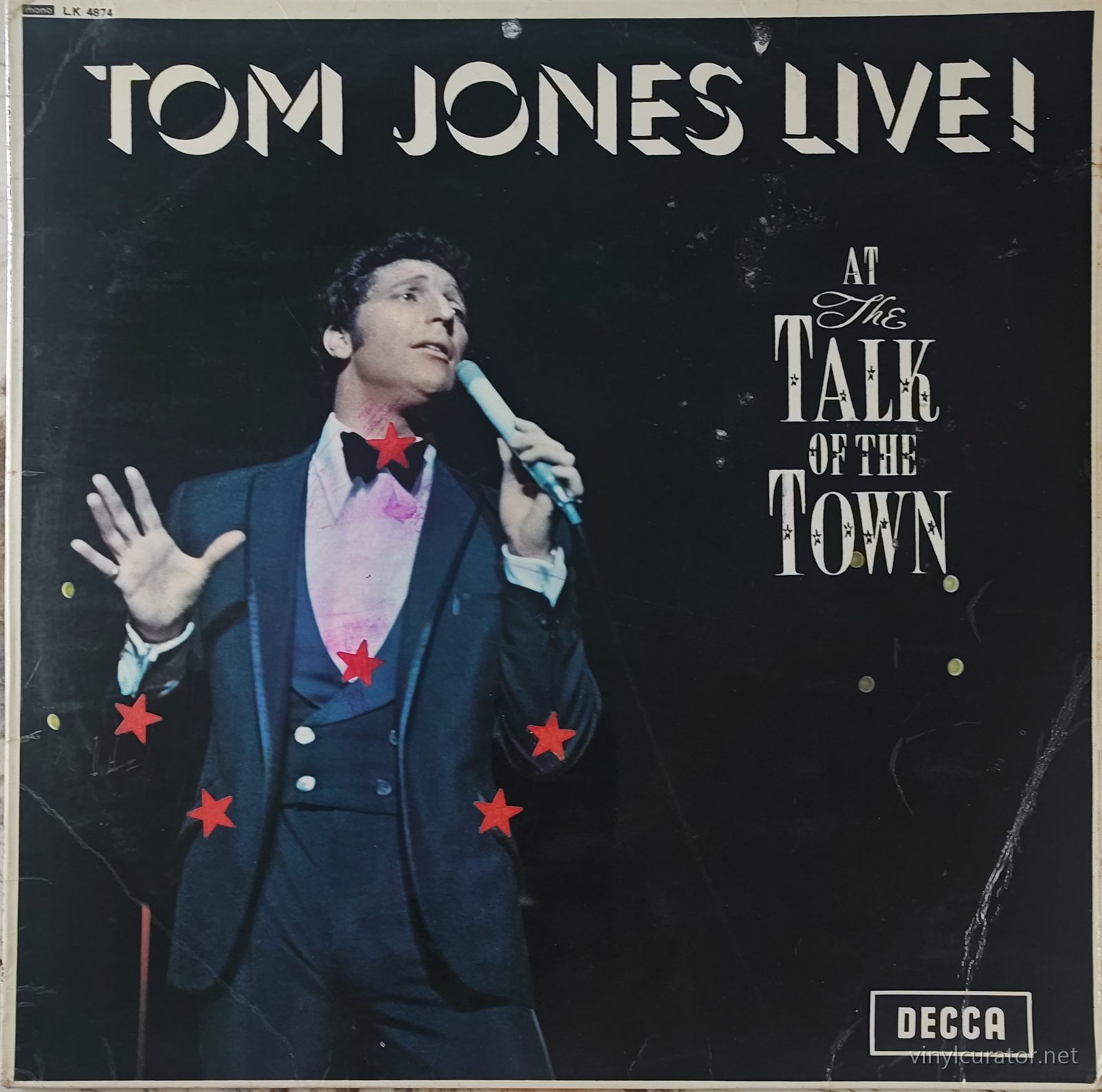 Tom Jones - Tom Jones Live! At The Talk Of The Town: Front Cover