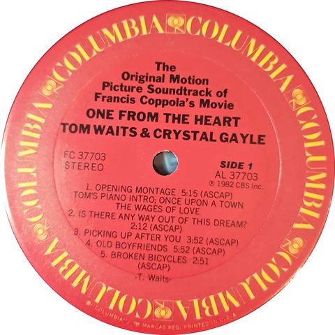Side 1 Label